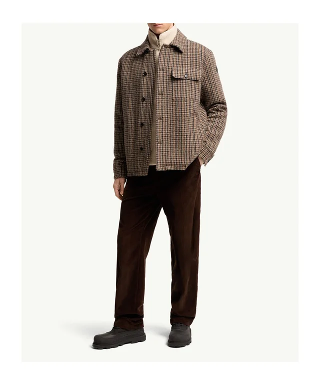 Moncler Norfol Wool Blend Down Shirt Jacket, photo 4 of 6 from SENSER