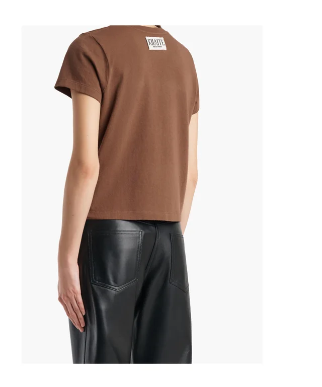Khaite Emmylou Crewneck T-Shirt, photo 8 of 9 from SENSER