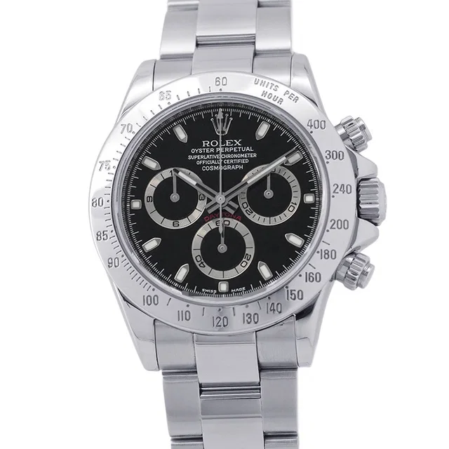 Rolex Cosmograph Daytona W40mm Stainless Steel Black Dial116520 in Black from GALLERY RARE