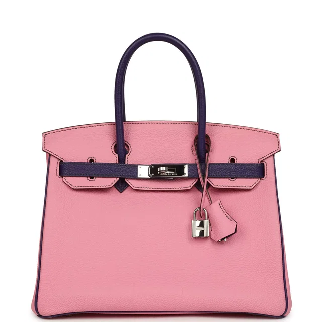 Hermès Special Order (HSS) Birkin 30 Bubblegum Pink, Iris Togo Palladium Hardware in Pink Togo leather from Madison Avenue Couture