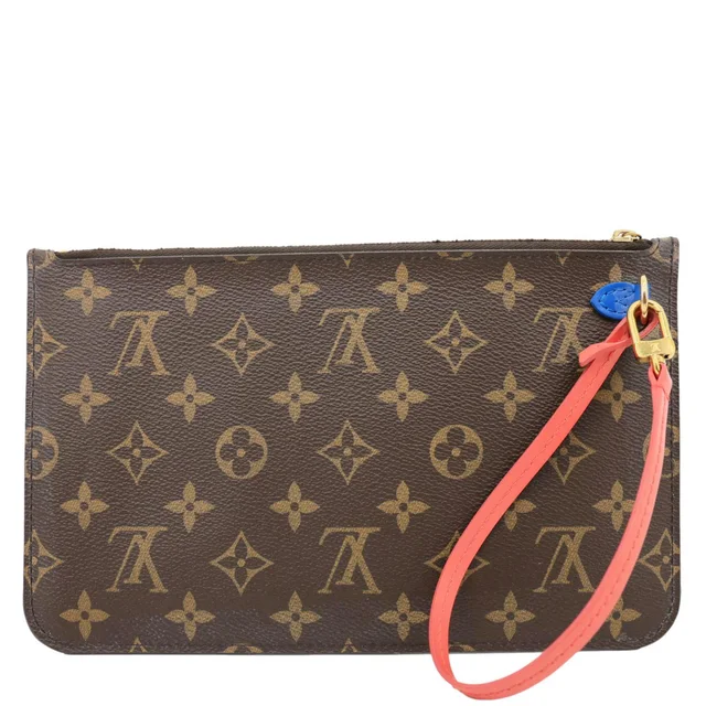 Louis Vuitton Pochette Wristlet Totem Monogram Canvas Pouch Brown in Brown Coated canvas from Dallas Designer Handbags
