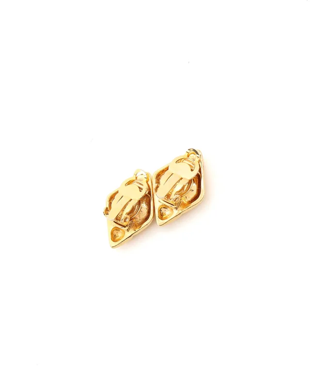 Chanel Rhinestone Clip-on Earrings from A Retro Tale, photo 3 of 4