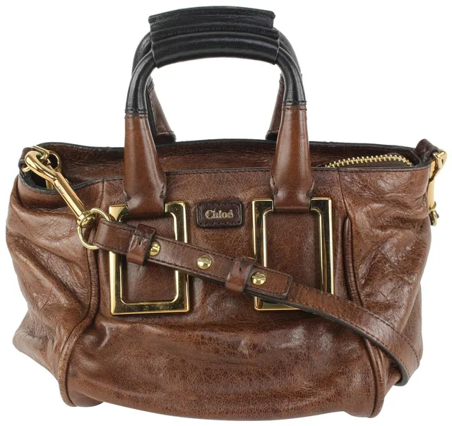 Chloé Brown Leather Ethel 2way Tote Bag in Brown Leather from Bagriculture