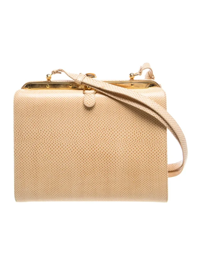 Judith Leiber Lizard Shoulder Bag in Lizard from The RealReal
