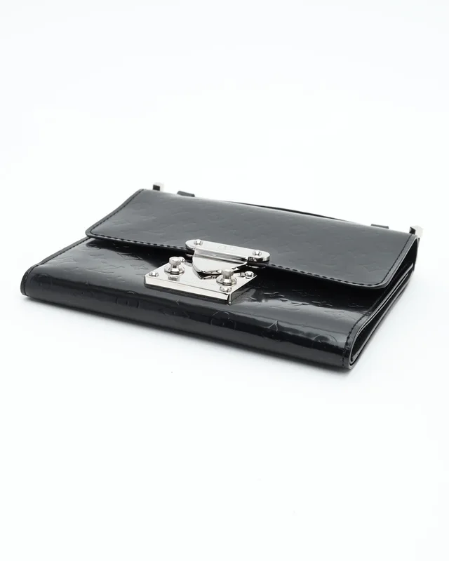 Louis Vuitton Mini Monogram Glace Anouchka PM Clutch Wallet in Leather from A Retro Tale, photo 4 of 8