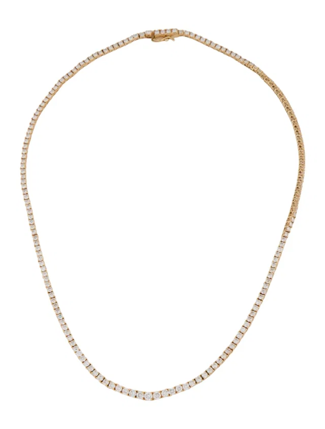 Mikimoto 18K 5.00ctw Diamond Collar Necklace, 15" in multicolor from The RealReal