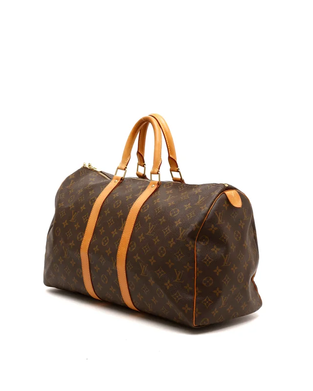 Louis Vuitton Monogram Keepall 45 Weekend Bag in Coated canvas from A Retro Tale, photo 3 of 9