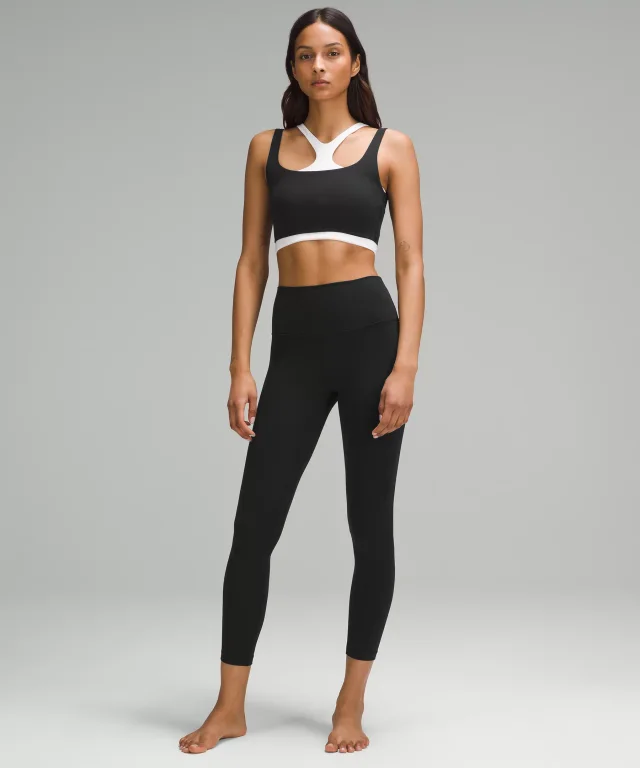 lululemon Bend This Scoop and Square Bra *Light Support, A-C Cups in Black, photo 3 of 9 from lululemon