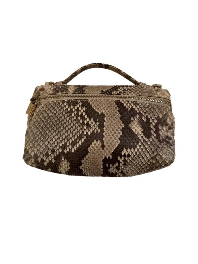 Loro Piana L19 Pouch Bag Python Snakeskin in brown|red|neutral Python from Poshmark