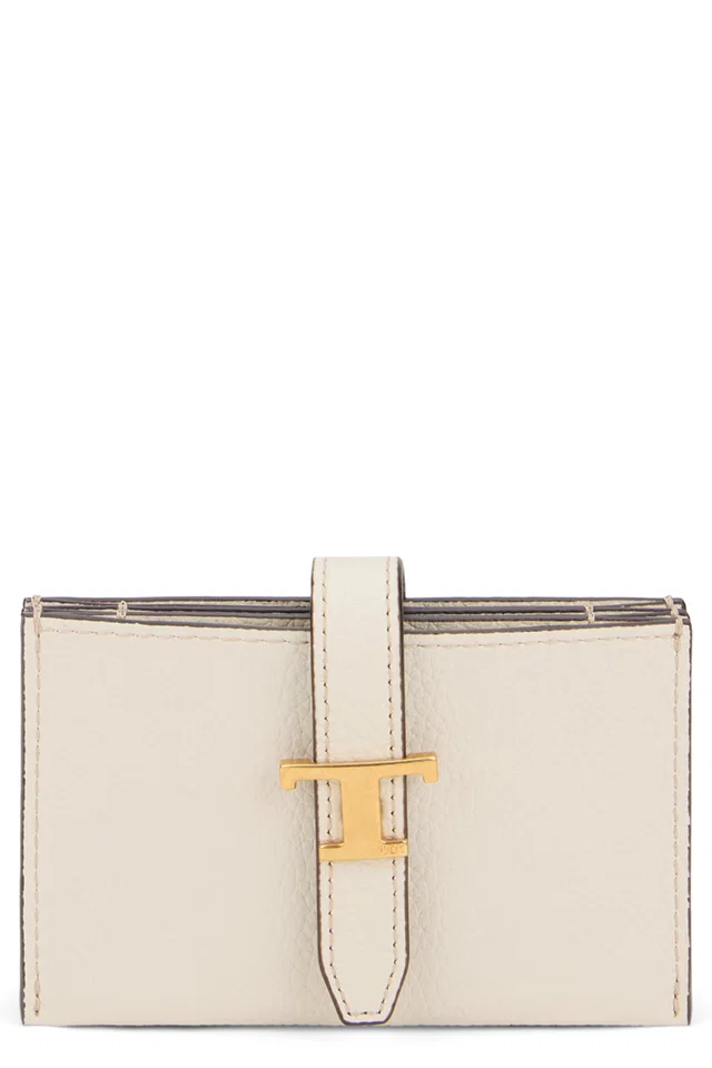 Tod's Calfskin Wallet — White in White Calfskin from HEWI