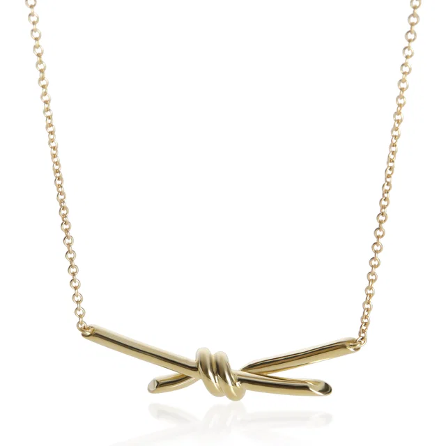 Tiffany & Co. Yellow Gold Knot Necklace 18k in Yellow from HEWI