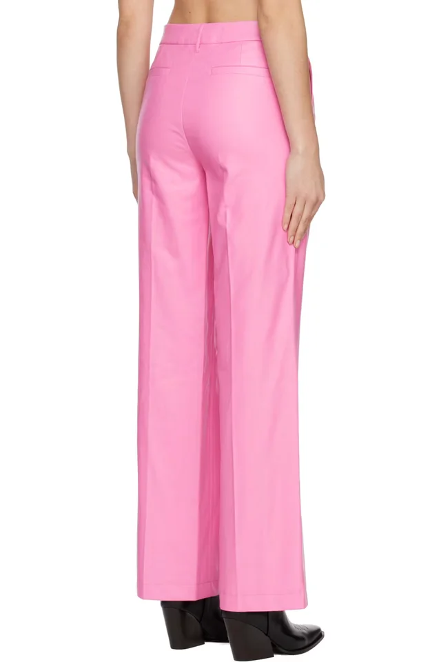 Stand Studio Pink Mable Trousers, photo 3 of 4 from SSENSE