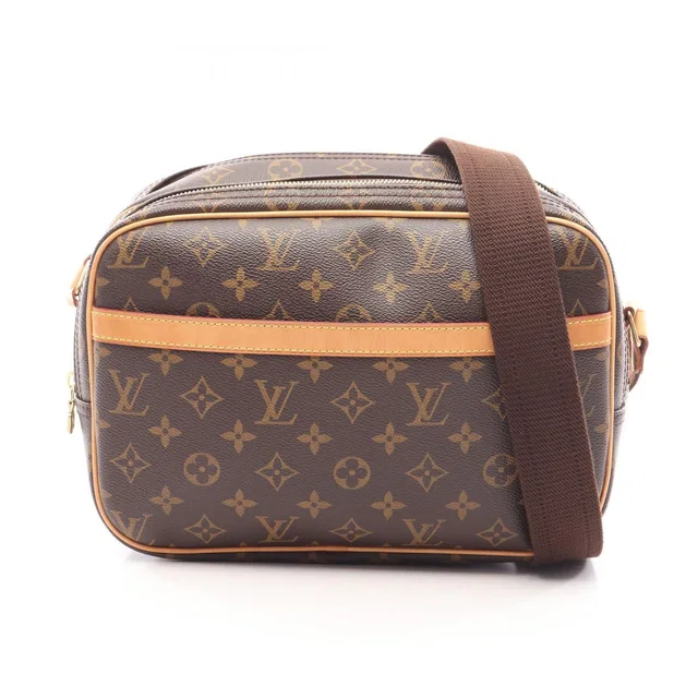 Louis Vuitton Shoulder Bag Reporter PM Leather in Leather from The Reluxe