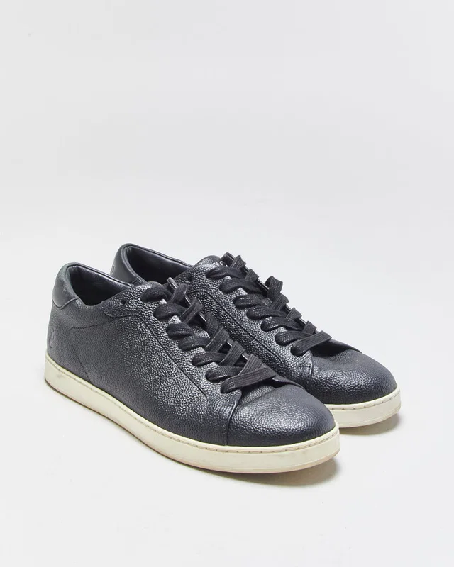Jimmy Choo Pebbled Leather Trainers - UK5 in Leather from Rokit Vintage