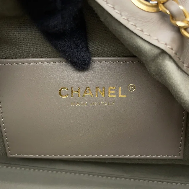 Chanel CHANEL25 ChainShoulder Bag GrayAS5293 suede Size Small in Suede from GALLERY RARE, photo 16 of 17