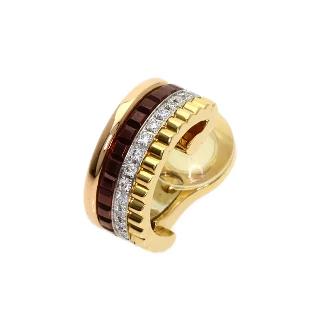 Boucheron 18k Gold Diamond Earrings in gold from Poshmark