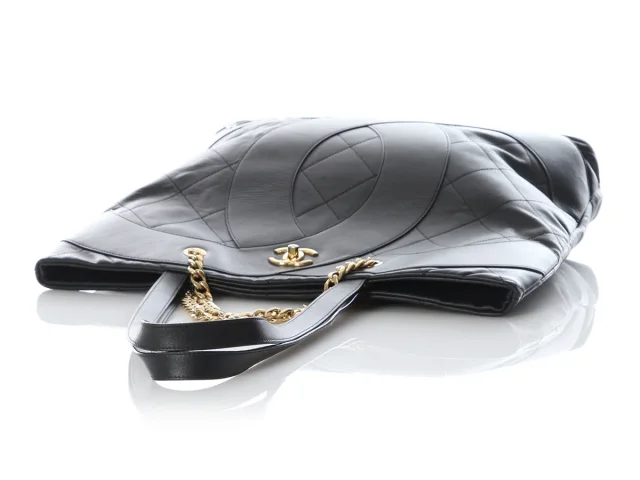 Chanel extra large black Club Monaco tote in Black Calfskin from Ann's Fabulous Finds, photo 8 of 10
