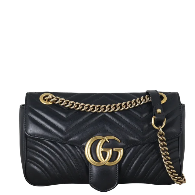 Gucci GG Marmont Matelasse Medium Shoulder Bag in Leather from Luxe.It.Fwd