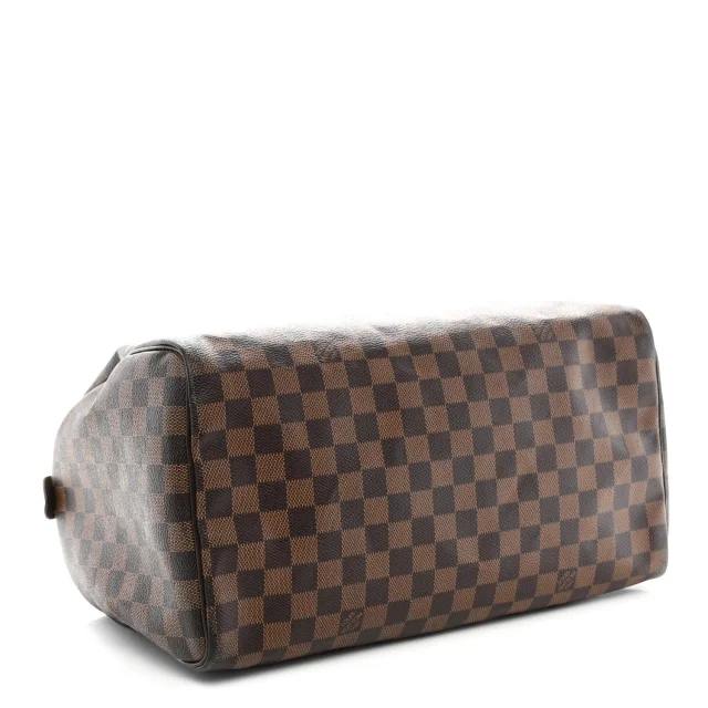 Louis Vuitton Damier Ebene Speedy 35 in Brown Coated canvas from FASHIONPHILE, photo 4 of 12