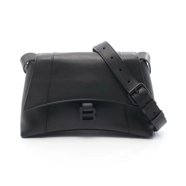 Balenciaga Downtown Shoulder Bag Leather Black in black Leather from Poshmark