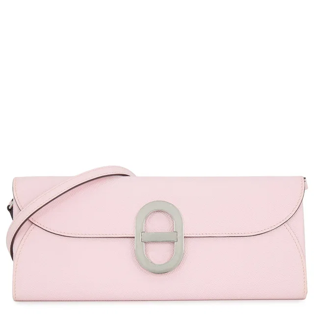 Hermès Maillon to Go Rose Darling Epsom in Pink Epsom leather from GALLERY RARE