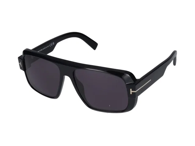 Tom Ford Ft1101 Injected Plastic Sunglasses — Black in Black from HEWI