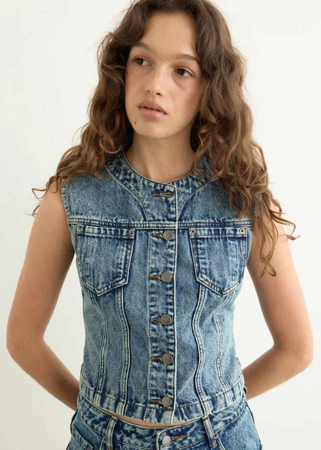 Wynn Hamlyn Molly Denim Top from Incu, photo 1 of 1