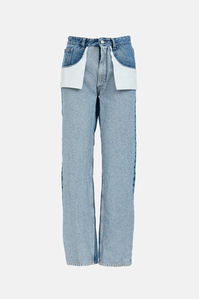 Maison Margiela Inside Out Jeans in Leather from VSP Consignment