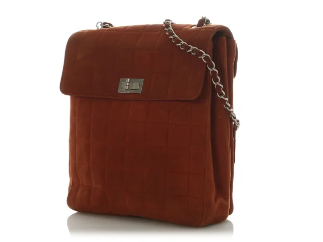 Chanel Vintage Brown Suede Double-Sided Bag in Brown Suede from Ann's Fabulous Finds, photo 3 of 9