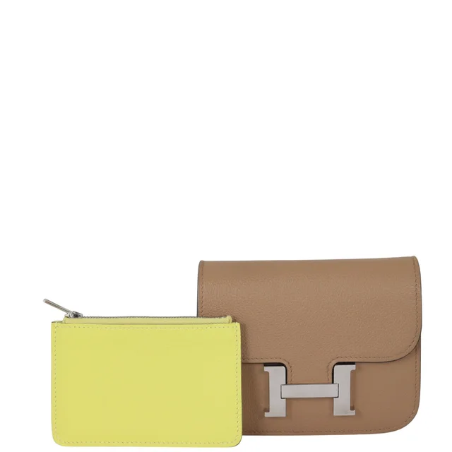 Hermès Constance Slim Wallet in Calfskin from Luxe.It.Fwd