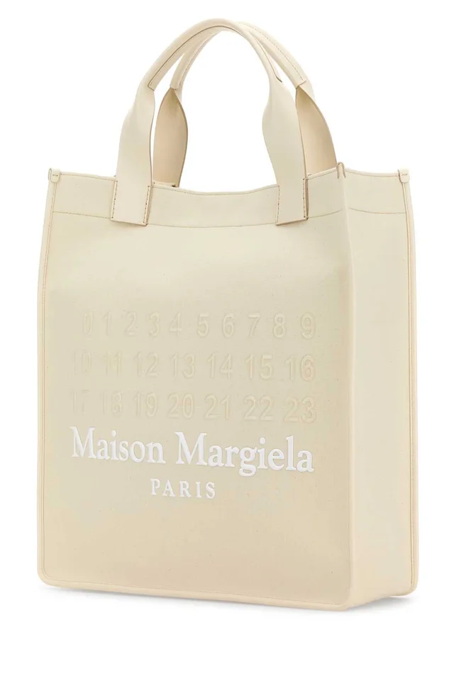 Maison Margiela Shopping Tote Bag — Beige in Beige Canvas from HEWI, photo 2 of 2