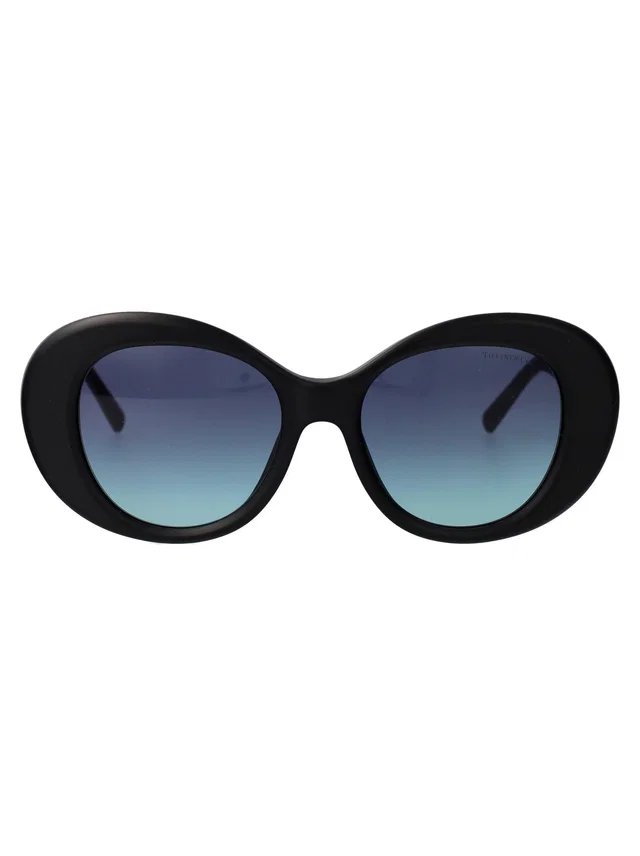 Tiffany & Co. 0tf4228 Oval Black Acetate Sunglasses in Black from HEWI