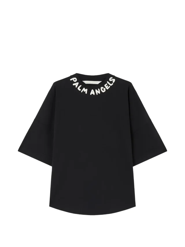 logo-printed crew-neck T-shirt