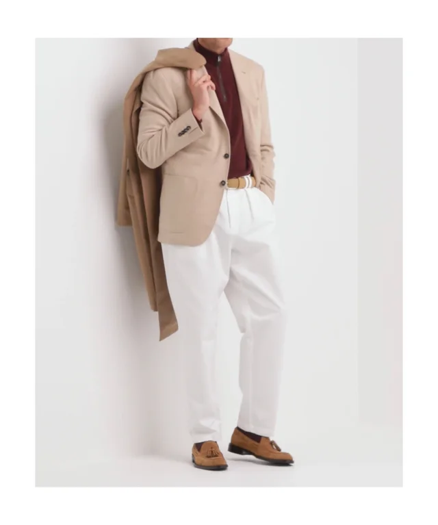 Canali pleated straight-leg trousers, photo 2 of 2 from SENSER