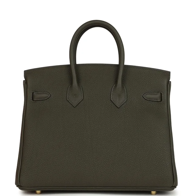 Hermès Birkin 25 Vert de Gris Togo Gold Hardware in Green Togo leather from Madison Avenue Couture, photo 2 of 2