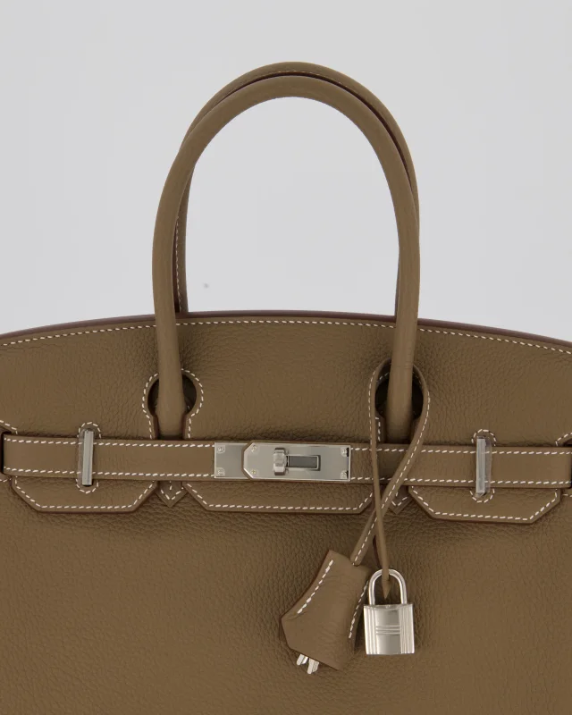 Hermès Birkin 30 Retourne Bag in Taupe Togo leather from Sellier, photo 14 of 20