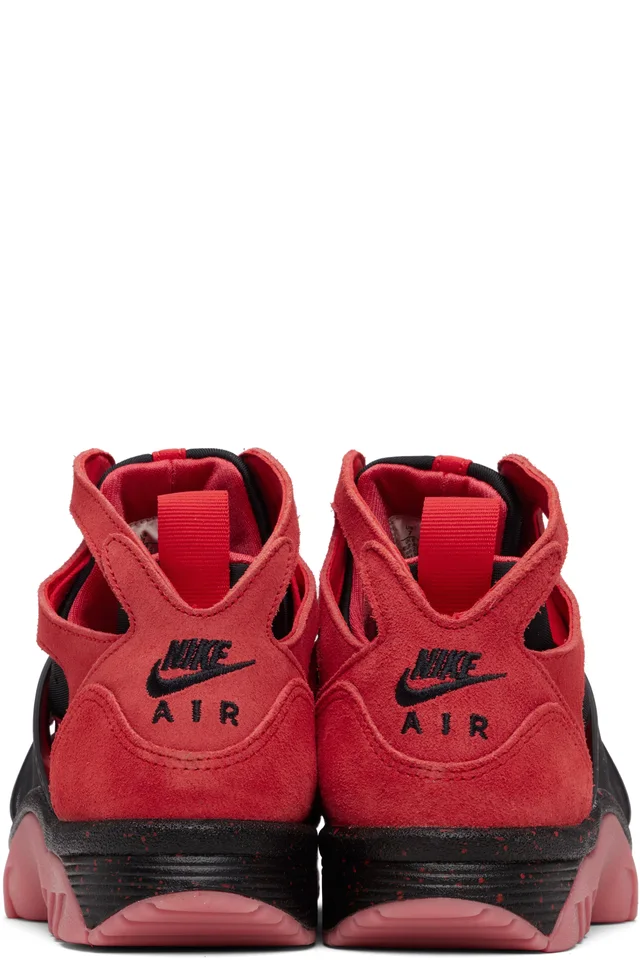 Red & Black Nike Air Trainer Huarache Sneakers, photo 2 of 3 from SSENSE