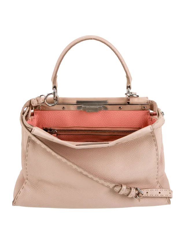 Fendi Shoulder Bag Other bag in Silver Leather from The RealReal