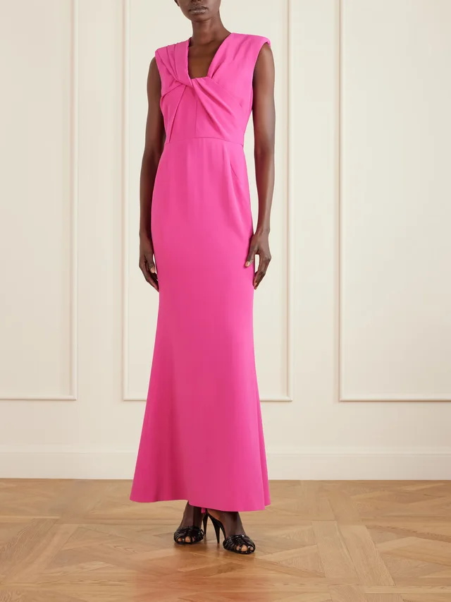 GIVENCHY Draped cady gown in Pink, photo 2 of 2 from NET-A-PORTER (Canada)