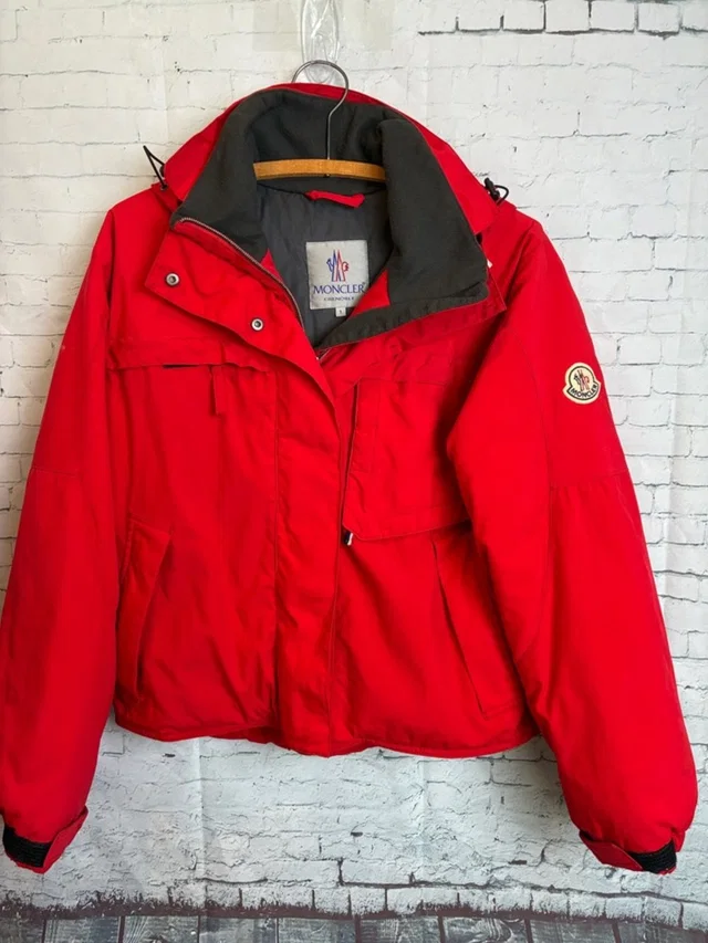 Moncler Grenoble Red Ski Jacket Sz 1 Us Small Vintage Apres Ski Cabincore Lodge in red from Poshmark