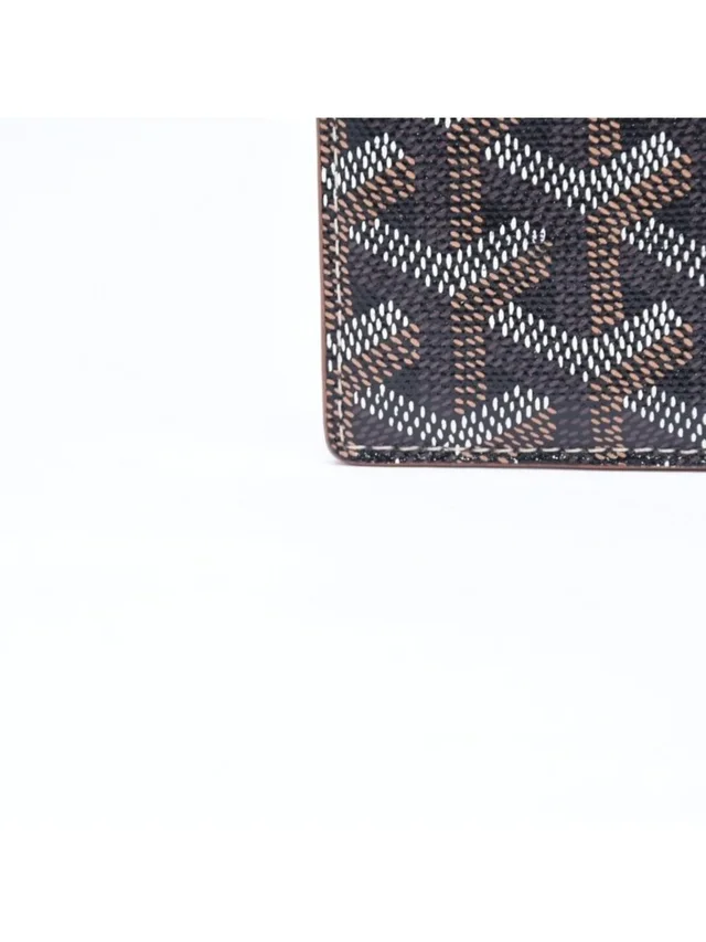 Goyard Saint Sulpice Card Case Black Brown in black|brown|red Calfskin from Poshmark, photo 6 of 12