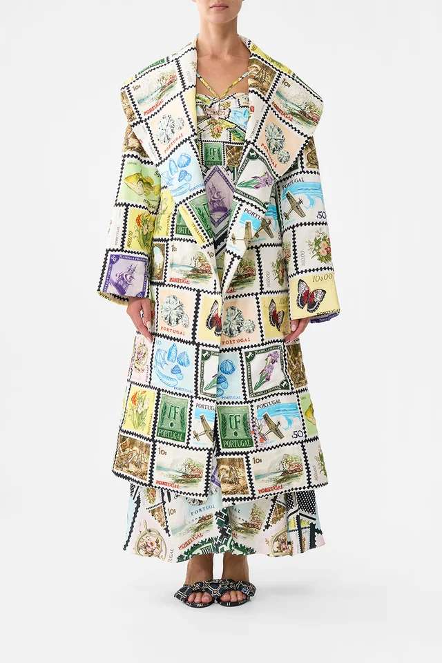 Camilla eBoutique QUILTED LONG WRAP COAT MY PORTO PEN PAL from CAMILLA, photo 1 of 1
