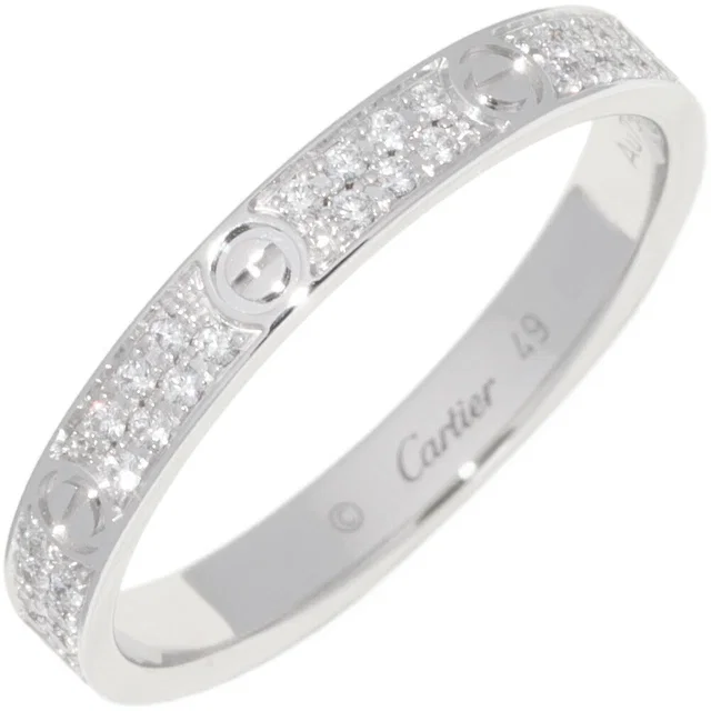 Cartier LOVE Mini Au750 Diamond Ring Size 49 from LuxUness