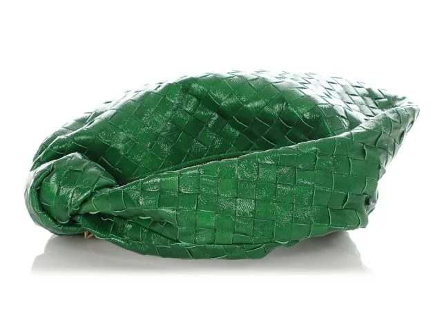 Bottega Veneta Metallic Green Patent Teen Jodie in Green Patent leather from Ann's Fabulous Finds, photo 6 of 9