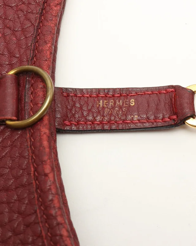 Hermès Clemence Trim 31 Hobo Bag in Clemence leather from A Retro Tale, photo 11 of 12