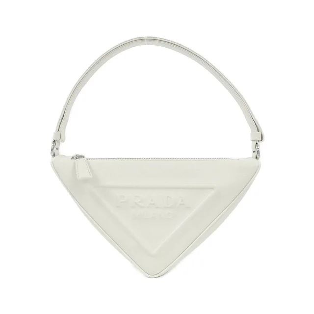 Prada Shoulder Bag White in White from The Reluxe