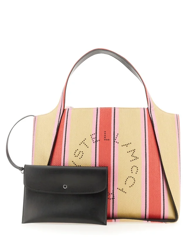 Stella McCartney Logo-Embroidered Tote Bag — Multicolor Polyester in Multicolor from HEWI, photo 2 of 2