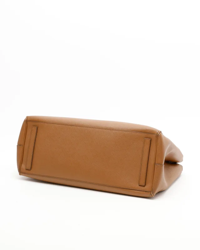 Prada Galleria Saffiano 2 Zip Travel Bag in Saffiano leather from A Retro Tale, photo 5 of 8