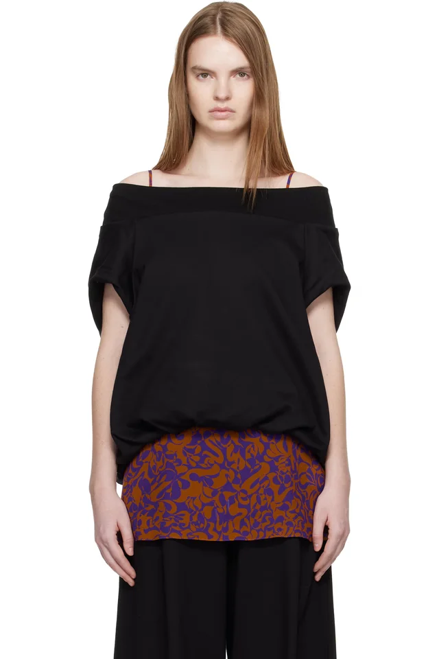 Dries Van Noten Black Cocoon Sweatshirt from SSENSE, photo 1 of 1