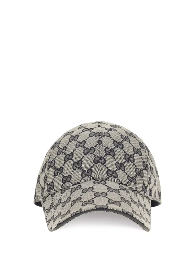 Gucci 8757334hbks Gg Canvas Baseball Cap — Blue Cotton; Polyamide; Polyester Caps in Blue Canvas from HEWI